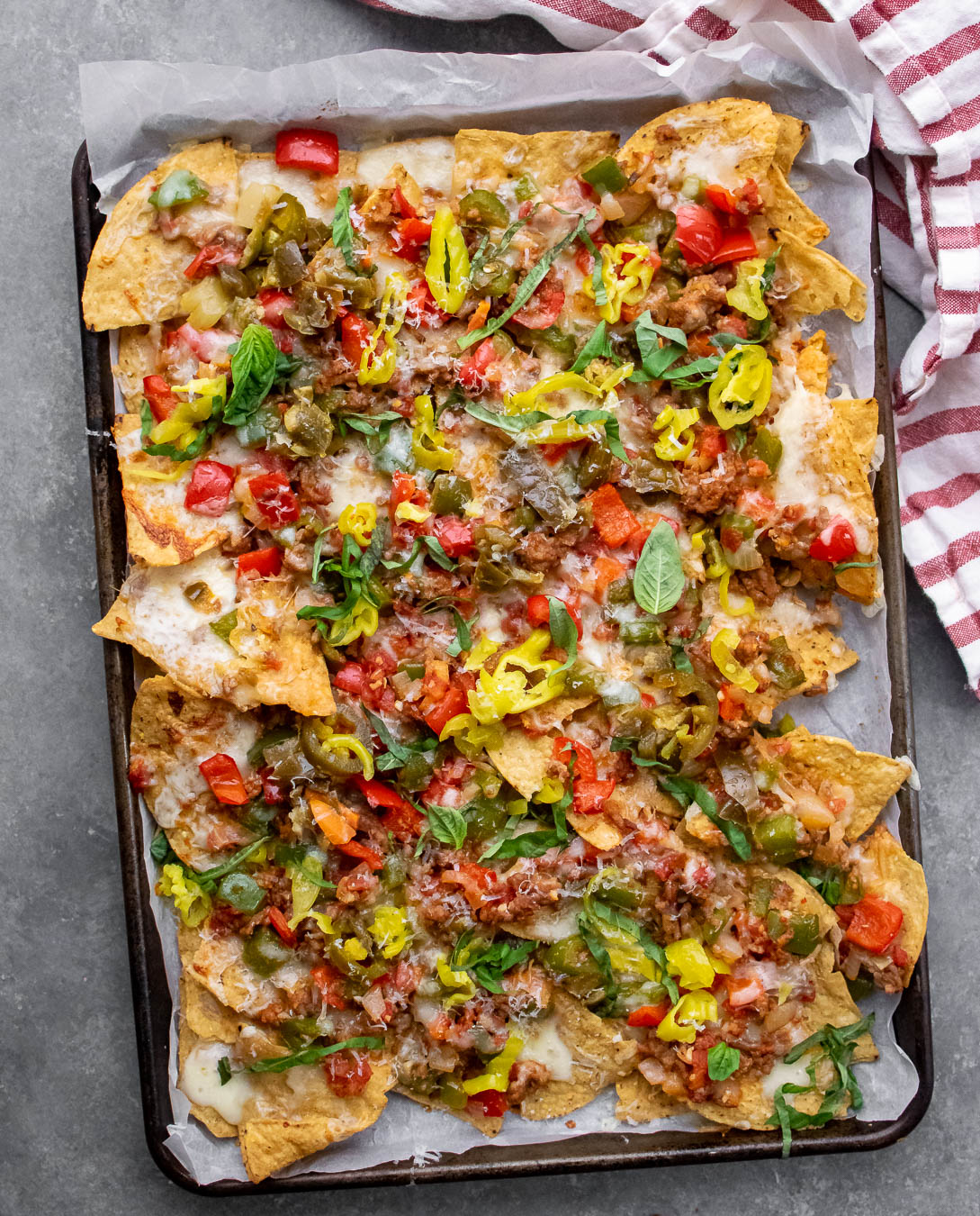 Italian Sausage And Pepper Nachos Carolyn S Cooking