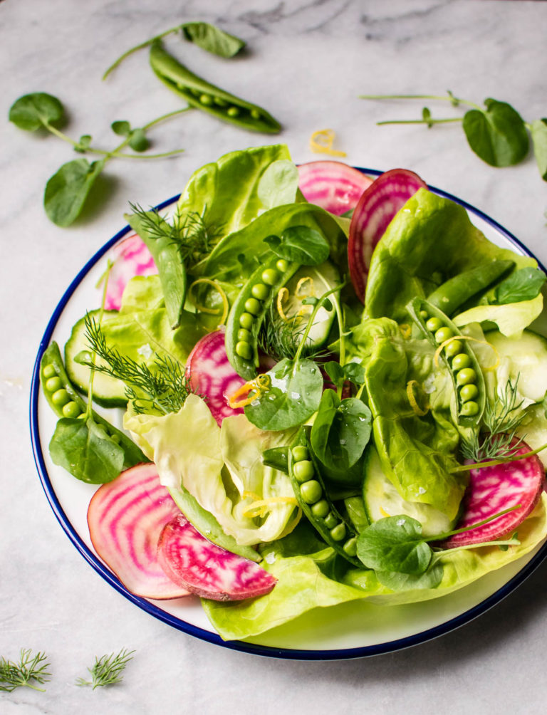 Spring Salad with Sugar Snap Peas and Beets | Carolyn's Cooking