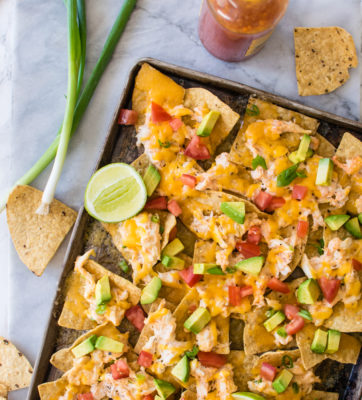 Sheet Pan Crab Nachos With Tillamook Cheddar | Carolyn's Cooking