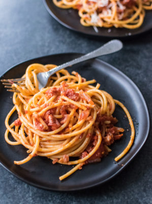 Bucatini all'Amatriciana | Carolyn's Cooking