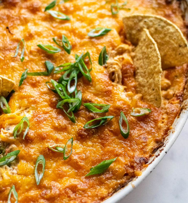 Mexican Shredded Chicken Dip | Carolyn's Cooking