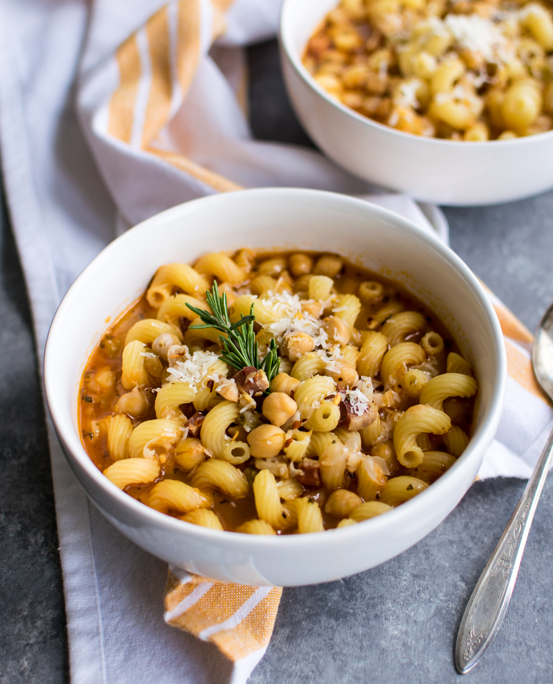 Cooking classy pasta fagioli