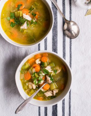 Easy Chicken Soup | Carolyn's Cooking