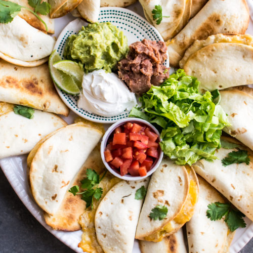 Chicken Quesadilla Chaffle • MidgetMomma