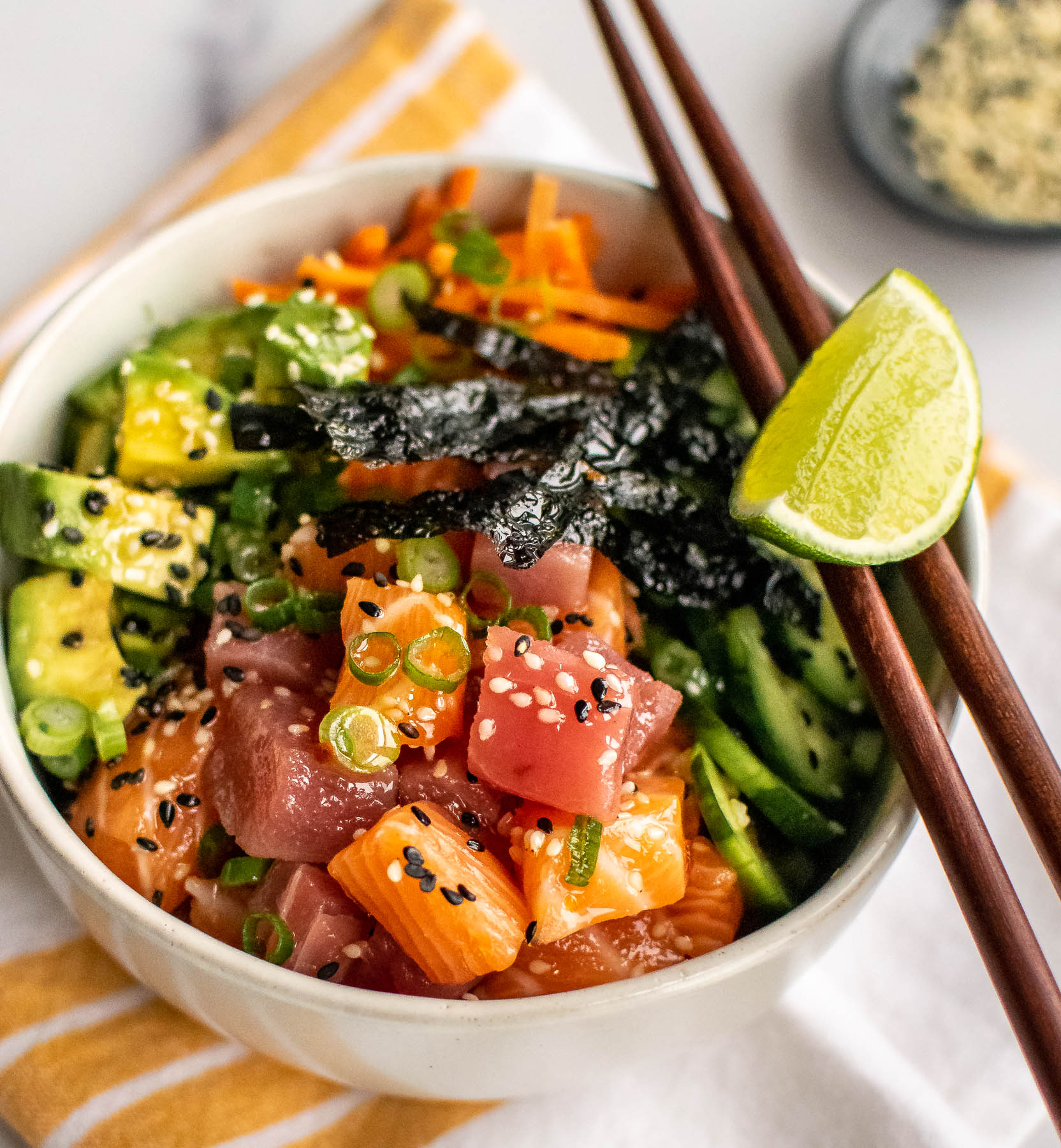 Whole30 Poke Bowls Carolyn s Cooking