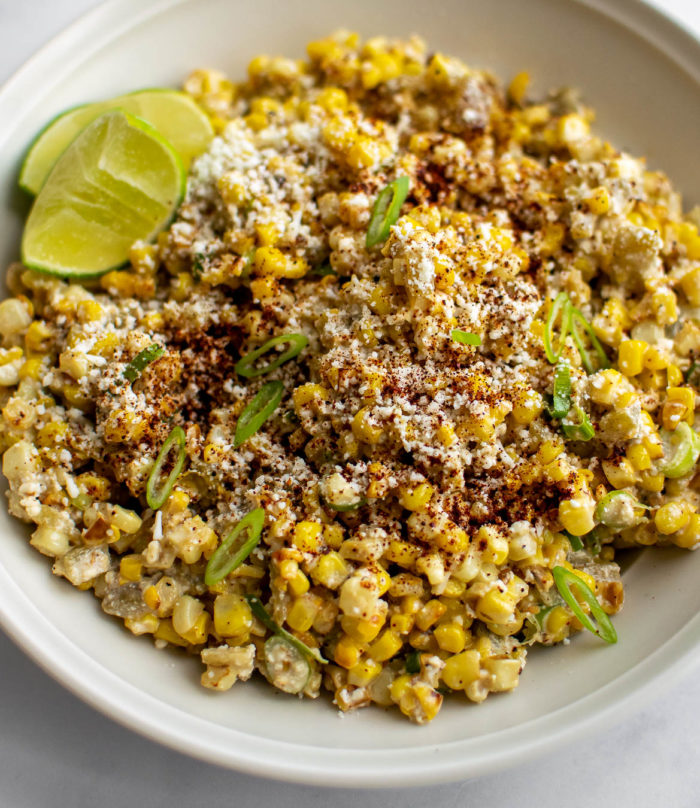 Elote in a Bowl (Esquites) | Carolyn's Cooking