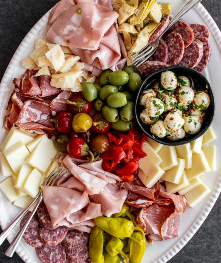 Italian Antipasto Platter | Carolyn's Cooking