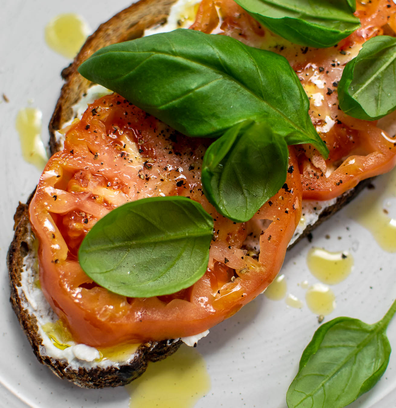 Ricotta Tomato Toast Carolyns Cooking