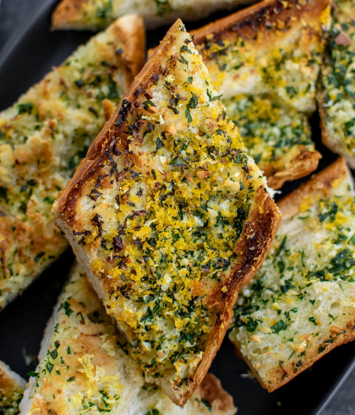 Garlic Bread with Bottarga | Carolyn's Cooking