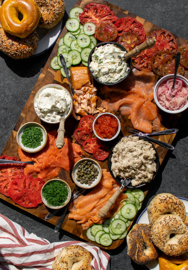 Smoked Fish Bagel Board 