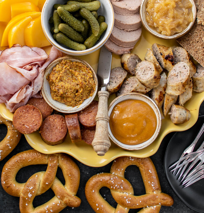 Bavarian Meat and Cheese Board.