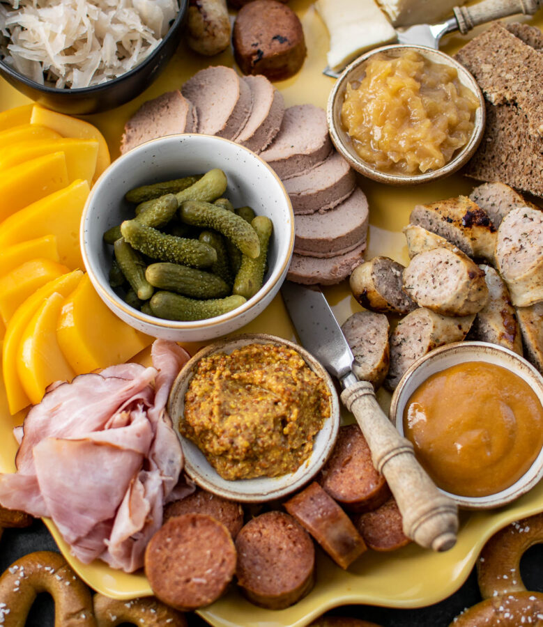 Bavarian Meat and Cheese Board.